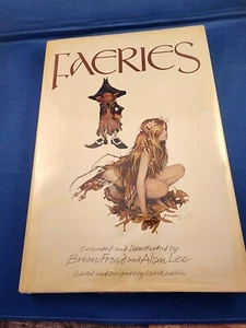 Signed Faeries Brian Froud & Alan Lee 1978 First Ed HC W Dust Jacket - Picture 1 of 5