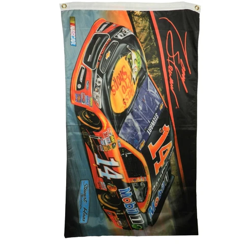 Tony Stewart Mobil 1 Bass Pro Shops Double Sided Nascar Racing Flag 35" x 60" Cover