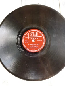 Wally Fowler - Perfect Joy / A beautiful Life 1952 10" 78 rpm Record 4-Star X-40 - Picture 1 of 7
