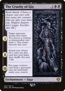 1x - The Cruelty of Gix - Promo Pack #87p - Saga - Dominaria United - NM MTG - Picture 1 of 1