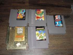 5x NES Super Mario Bros The Legend of Zelda TMNT Turtles Dragon Warrior Nintendo