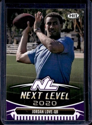 2020 SAGE HIT Jordan Love Purple Rookie RC #99 - Image 1 of 2