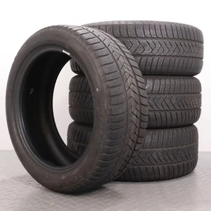4x Winterreifen Pirelli Sottozero 3 245/45R18 100V XL MOE * RSC 4,5-5mm DOT22 - Bild 1 von 6