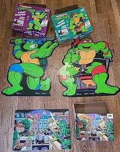Vintage Teenage Mutant Ninja Turtles Boden Puzzle Lot 3 Raphael Leonardo - Bild 1 von 13