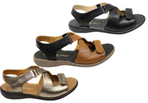 Opananken Donna Womens Comfortable Brazilian Leather Sandals - Picture 1 of 16