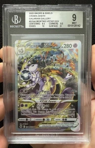 ✨BGS 9 MINT ✨ Mewtwo Vstar GG44/GG70 Pokemon Corona Zenith PSA/BGS/CGC-sottogradi - Foto 1 di 1