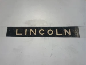 LINCOLN -  X1 Lincolnshire 1960s Bus Destination Blind 30” Gift - Picture 1 of 8