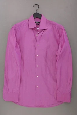 BOSS by Hugo Boss camicetta per uomo taglia Hemdgröße 43, XL, 54 viola di cotone - Immagine 1 di 4