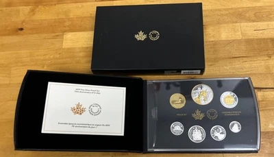 2019 Canada Silver Proof Set 75th Anniversary Of D-Day 7 Coins . 999 Fine Silver - Image 1 of 4