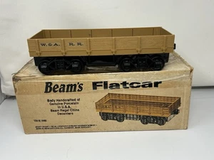 Decantador de coche plano Jim Beam Train Series vacía de colección - Imagen 1 de 11