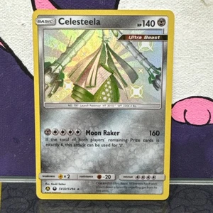 Pokemon Hidden Fates: Shiny Vault #SV32/SV94 Celesteela Shiny Holo Rare - Picture 1 of 2