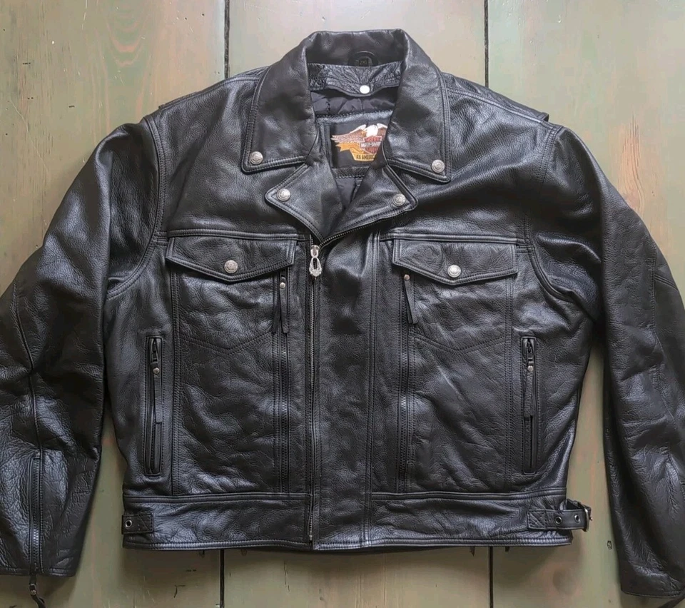 Harley Davidson 2XL Men's NEVADA Leather Jacket w/ Liner Vest | Concealed Carry  - Image 1 of 4