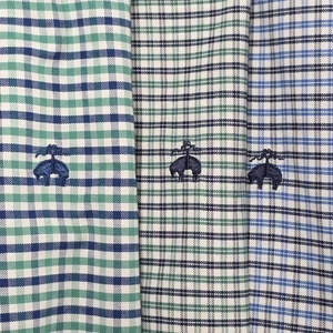Brooks Brothers Traditional Fit Herren L Button Down Hemd Kariert Multi 3 Stück - Bild 1 von 12