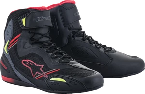 ALPINESTARS Fits Faster-3 Rideknit? Shoes - Black/Red/Yellow - US 10 / EU 43 - Picture 1 of 7