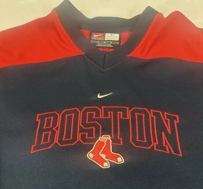 Camisa de béisbol vintage Nike Team Boston Red Sox (talla grande) Nike para hombre Foto 1 de 4