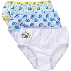 Inside Out Girls Underwear, 3 Pack Assorted Colors and Styles May Vary Size 4 - Picture 1 of 1