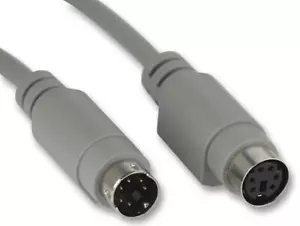 PRO SIGNAL - 6 Pin Female to Male PS/2 Lead, 3m Grey - Picture 1 of 1