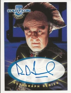 Babylon 5 Profiles Autograph card A3 Peter Jurasik - Picture 1 of 2
