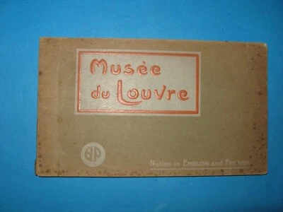 LOUVRE MUSEUM COLLECTOR'S SOUVENIR ALBUM - PAINTING AND SCULPTURE - very rare! - Image 1 of 4