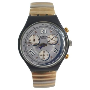 Swatch "Alabama" 22' Jewels Chronograph Expandable Watch SCN 105 - Swiss Made - Picture 1 of 5