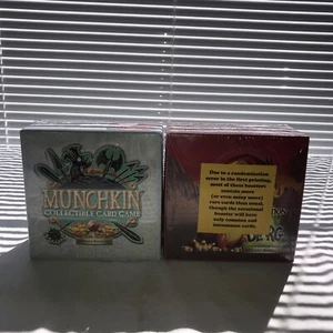 Munchkin CCG Collectible Card Game Base Set And Blarg Booster Box! Both Sealed! - Picture 1 of 2