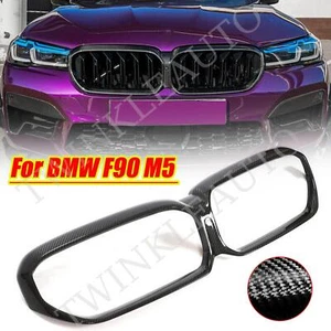 For BMW 5 Series F90 M5 LCI Sedan 2021-2022 Front Upper Bumper Grill Grille Trim - Picture 1 of 7
