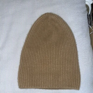 COS  Beige Cashmere Cashmere Hat - Picture 1 of 5