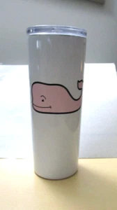 Vaso Vineyard Vines TRITAN Rosa Ballena Blanco Acero Inoxidable SIN PAJITA 22,5 OZ - Imagen 1 de 7