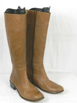 Corso Como Tan Leather Zip Fashion Knee High Boots Size 8.5 M - Image 1 of 4