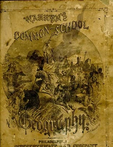 The Common-School Geography by D. M. Warren 1867 Hardcover Philadelphia - Picture 1 of 2