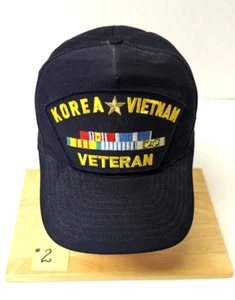 Gorra de pelota veterana militar de Estados Unidos Corea Vietnam, escudo de águila bordado hecha en Estados Unidos - Imagen 1 de 5