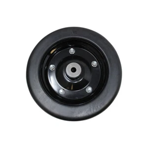 10"x 3.25" Solid Molded Ttire Finish Mower Wheel Fits 1/2" Axle - Picture 1 of 12