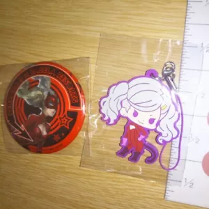 A60680 Persona 5 / Atlus / Rubber strap + Can badge Ann Takamaki - Bild 1 von 4