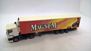 Albedo DAF 95 Kühlkoffer-Sattelzug weiß orange MAGNUM Eis (70) - Bild 1 von 4
