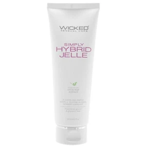 Personal Lubricant Wicked Simply Hybrid Jelle Fragrance Free Lube 2.3oz - Picture 1 of 2