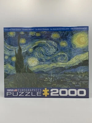 NEW EuroGraphics • STARRY NIGHT • Vincent Van Gogh • Puzzle 2000 Piece SEALED - Image 1 of 4