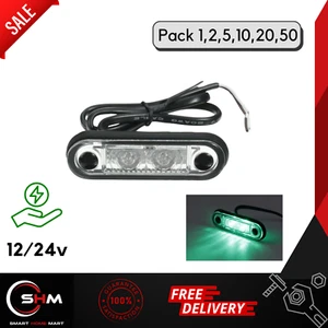 GRÜN HELLA STIL LED UNTERPUTZ KELSA BAR MARKIERUNGSLAMPE LEUCHTE 12 V 24 V PACKUNG 1-50 - Bild 1 von 6
