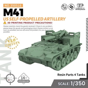 SSMODEL SS516 1/200/350/700 Militär Modellbausatz US M41 Selbstfahrartillerie - Bild 1 von 18