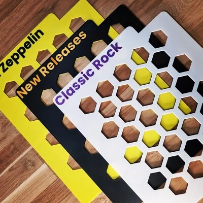 Vinyl Record Dividers, Customizable Genre or Artist Dividers for 12" LPs