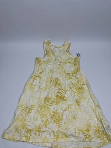 Old Navy Mädchen Frühling gelb & weiß Blumen Tank Top S 6/7 *Neu mit Etikett* - Bild 1 von 5