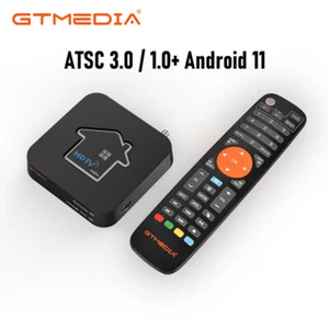 4K ATSC 3.0 DRM Channel Play HDR FREE DVR +Android 11 Smart TV Box Dolby AC4 - Picture 1 of 24