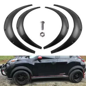 Carbon Fiber Look Fender Flares Extra Wide Flexible Body Kit For Nissan Juke - Picture 1 of 10