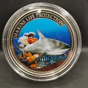 1 DOLLAR BE 2008 MARINE LIFE PROTECTION REQUIN PALAU / PALAOS PROOF SQUALE - Foto 1 di 3