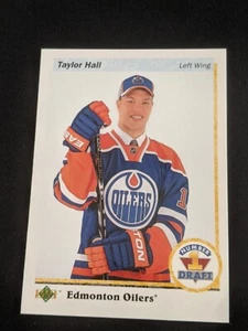 2017-18 UD SP Authentic TAYLOR HALL RDP-TH ROOKIE #1 1990-91 Retro Draft Pick - Picture 1 of 1