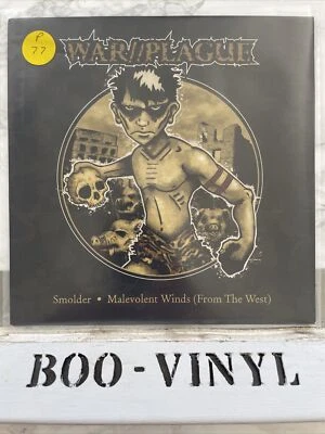 War Plague - Smolder 7" + insert Hardcore / Punk Vinyl Record NM / NM CONDITION - Image 1 of 4