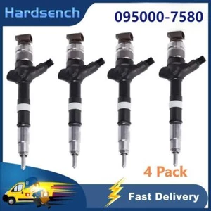 4X 095000-7580 23670-09250 New Common Rail Diesel Injector for Toyota Corolla - Picture 1 of 6