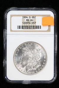 1904-O Morgan Dollar NGC MS64 4GHA - Picture 1 of 4