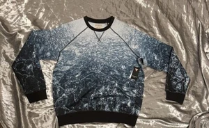 Willis Fleece-Sweatshirt mit Landschaftsdruck für Herren - Frozen Sea - Größe: M - UVP 108 $ - Bild 1 von 5
