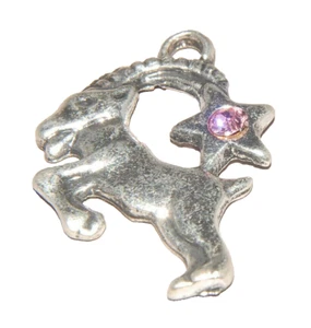 Zodiac Capricorn Charm Tibetan Silver J1315 - Picture 1 of 5