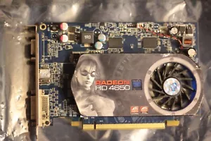 AMD ATI Radeon HD 4650 512 MB DDR PCI-e EXPRESS VGA DVI HDMI video card - Picture 1 of 5